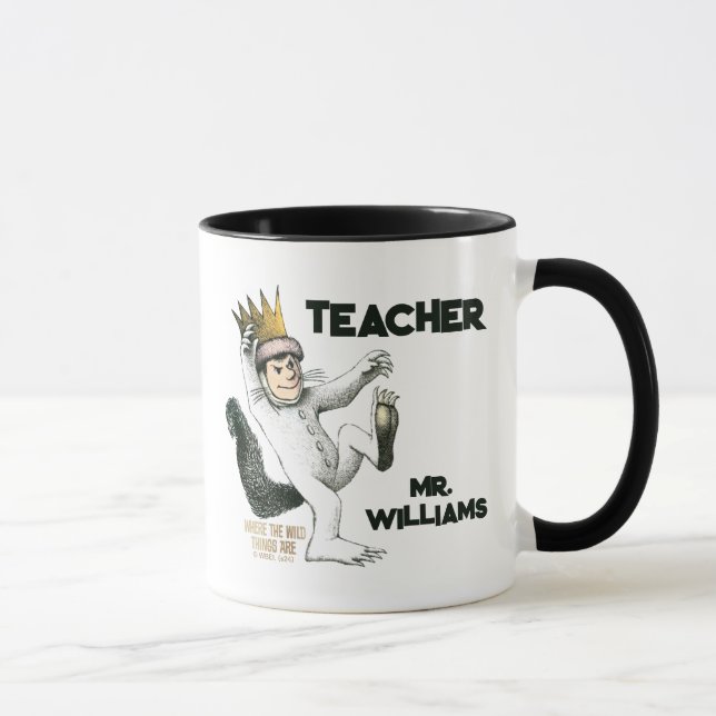 Where the Wild Things Are Teacher Mug (Right)