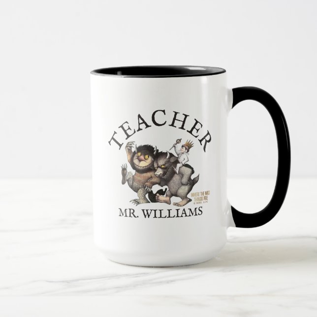 Where the Wild Things Are Teacher Mug (Right)