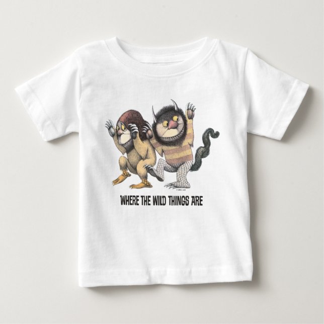 Where the Wild Things Are | Two Wild Things Baby T-Shirt (Front)
