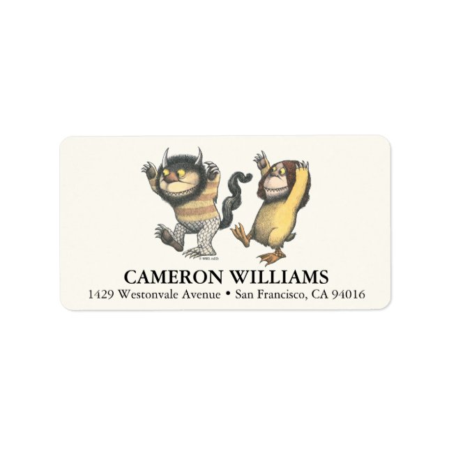 Where the Wild Things Are | Two Wild Things Label (Front)