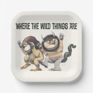 Where the Wild Things Are   Two Wild Things Paper Plate