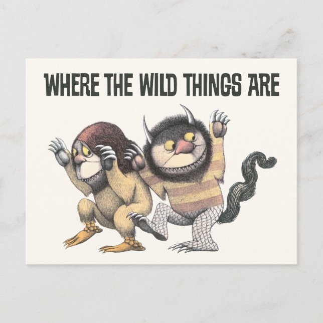 Where the Wild Things Are | Two Wild Things Postcard (Front)