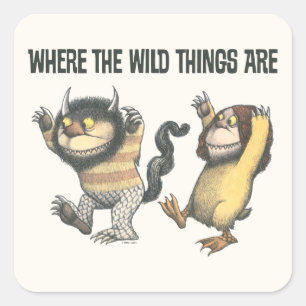Where the Wild Things Are   Two Wild Things Square Sticker