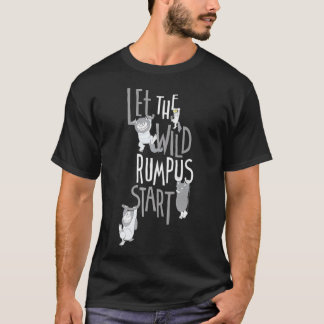 Where the Wild Things Are Wild Rumpus Begins Premi T-Shirt