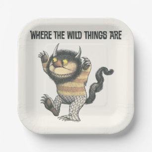 Where the Wild Things Are   Wild Thing Paper Plate