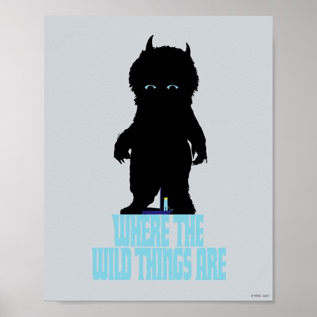 Where the Wild Things Are | Wild Thing Silhouette Poster (Front)