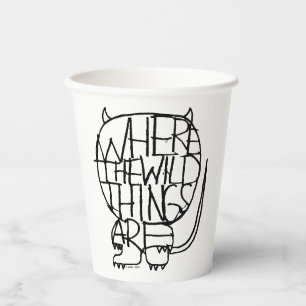 Where the Wild Things Are   Wild Thing Sketch Paper Cups