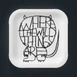 Where the Wild Things Are | Wild Thing Sketch Paper Plate<br><div class="desc">In the forty years since Max first cried "Let the Wild Rumpus Start, " Maurice Sendak's classic picture book Where the Wild Things Are has become one of the most highly acclaimed and best-loved children's books of all time.</div>