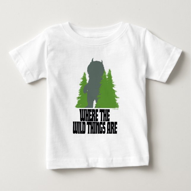 Where the Wild Things Are | Wild Thing & Trees Baby T-Shirt (Front)