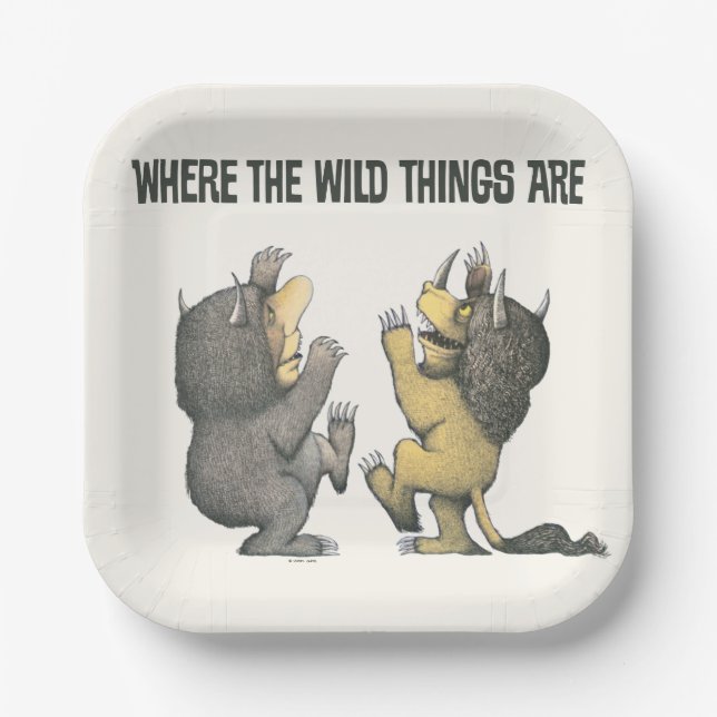 Where the Wild Things Are | Wild Things Paper Plate (Front)