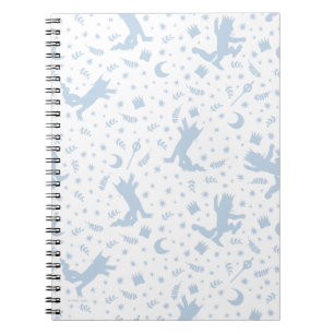 Where the Wild Things Blue Floral Notebook