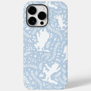 Where the Wild Things Blue Floral Pattern Case-Mate iPhone 14 Pro Max Case