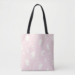 Where the Wild Things Pink Floral Pattern Tote Bag