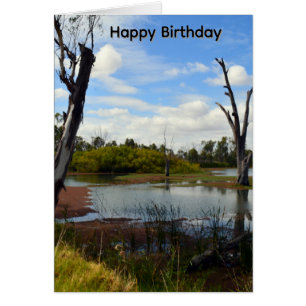 Where The Wildlife Play, Riverland, Birthday Card