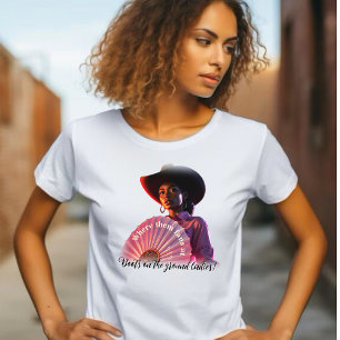 Where them fans at - Boots on the Ground Ladies T-Shirt