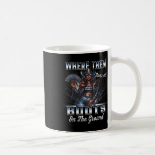 Where Them Fans At Cowgirl Linedance Boots On The  Coffee Mug