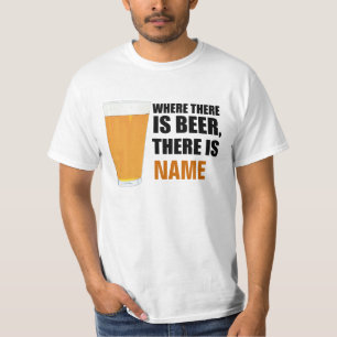 Where There is Beer L/S Amer Apparel T-Shirt