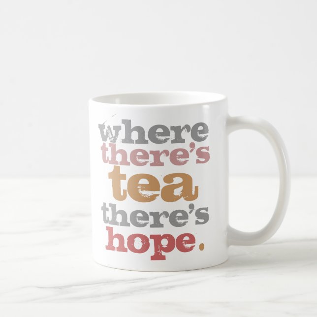 where there's tea there's hope mug (Right)