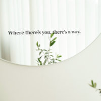 Where there's you there's a way Black Mirror Cling