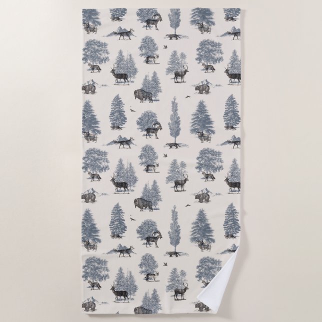 Where They Belong Winter | Florent Bodart Beach Towel (Front)
