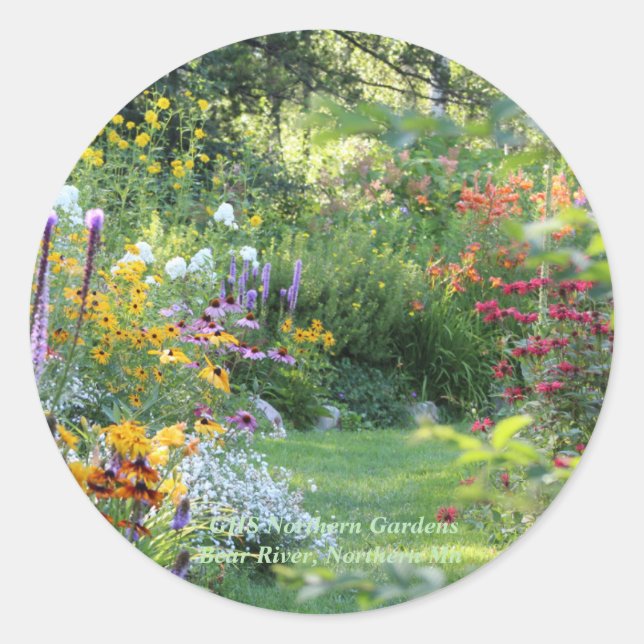 Where Three Gardens Meet Classic Round Sticker (Front)