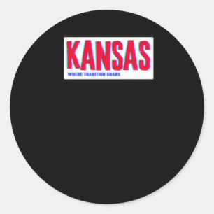Where Tradition Soars Kansas Sticker