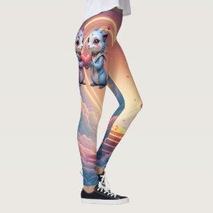 Where Two Souls Choose Forever Leggings