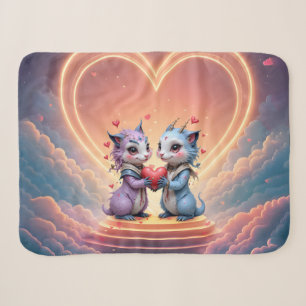 Where Two Souls Choose Forever Sherpa Blanket