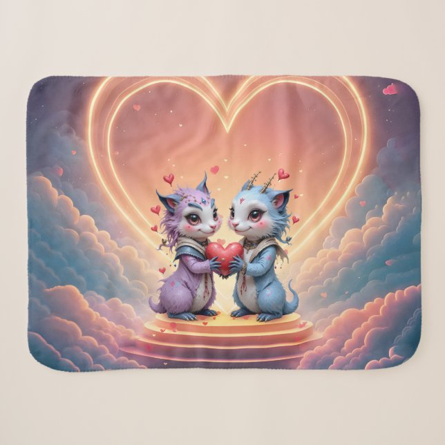 Where Two Souls Choose Forever  Sherpa Blanket (Front (Horizontal))