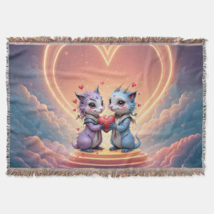 Where Two Souls Choose Forever Throw Blanket