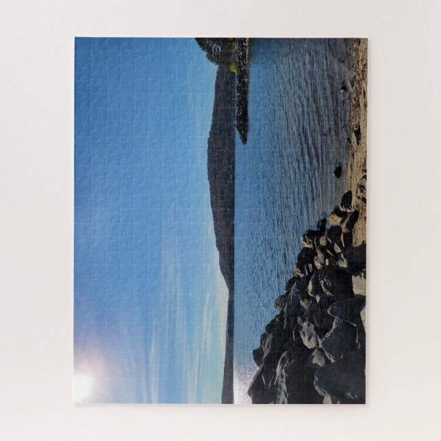 Where Water Meets the Rocks Jigsaw Puzzle (Vertical)