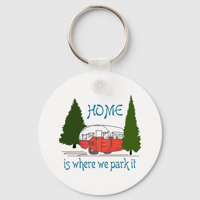 Where We Park It Key Ring (Front)