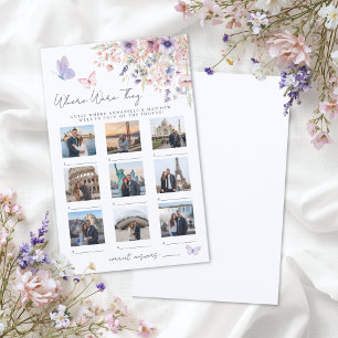 Where Were They Butterfly Wildflower Bridal Shower