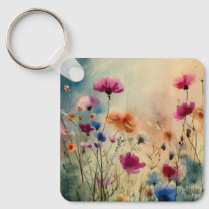 Where Wildflowers Breathe Key Ring