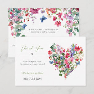 Where Wildflowers Grow Thank You Card