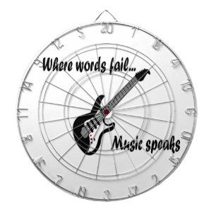 Where Words Fail, Music Speaks Dartboard