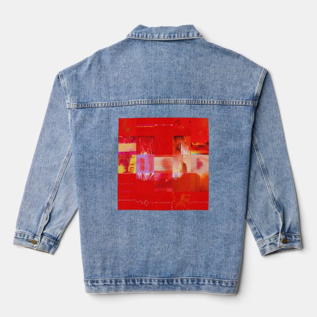 Where You Can Gradient Denim Jacket (Back)