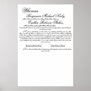 Whereas, Benjamin Michael Neely, of Boise, Ida... Poster