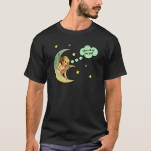 Where'd my legs go crescent moon angel T-Shirt