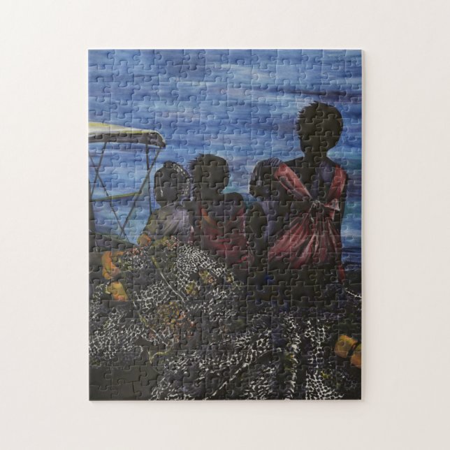 Where's Daddy? Harbour Island, Bahamas Jigsaw Puzzle (Vertical)