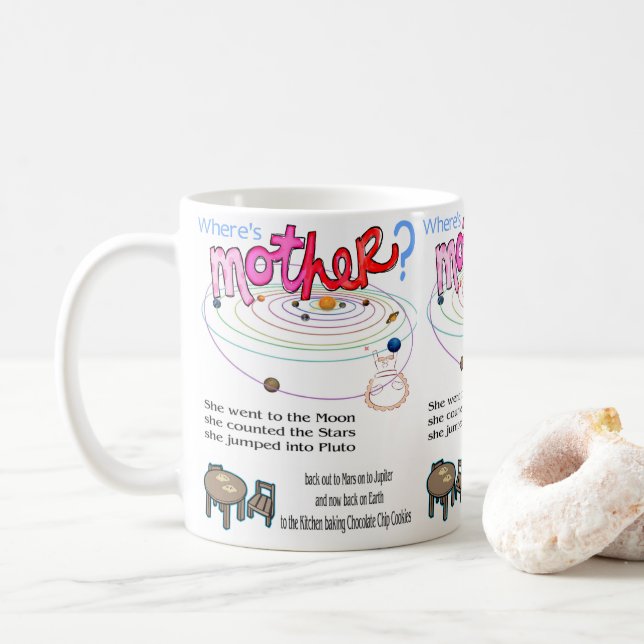 Where's Mother Mum Special Mug  (With Donut)