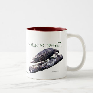 Where's my coffee Grouchy Chameleon Mug