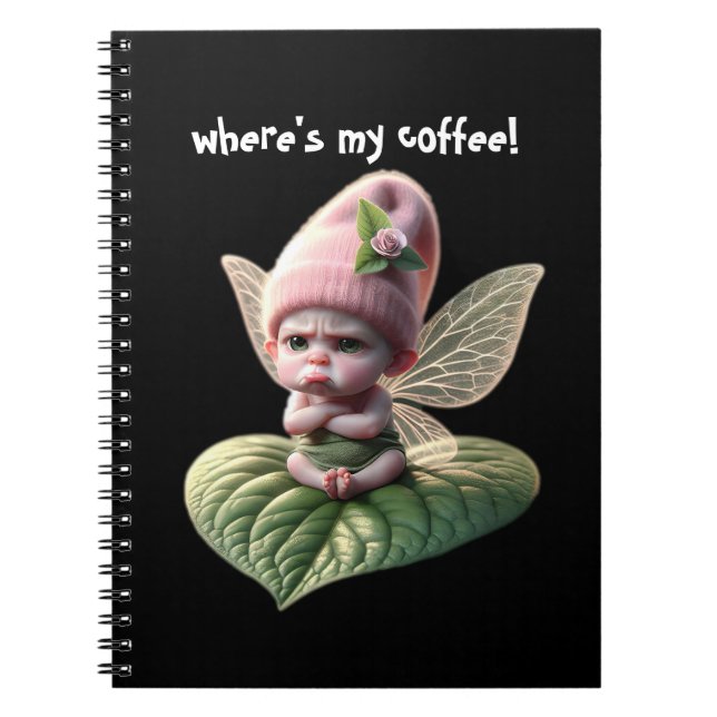 Where's My Coffee! Notebook (Front)