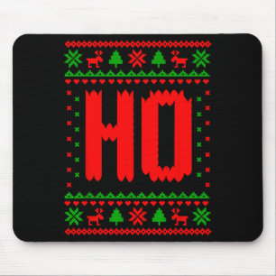 Where's My Ho At_ Ho Merry Christmas Holiday Coupl Mouse Pad