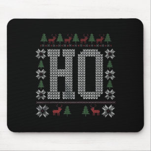 Where's My Ho At_ Ho Merry Christmas Holiday Coupl Mouse Pad
