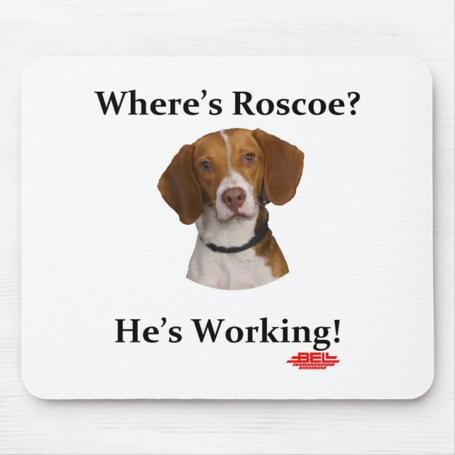 Where's Roscoe? Mouse Pad (Front)