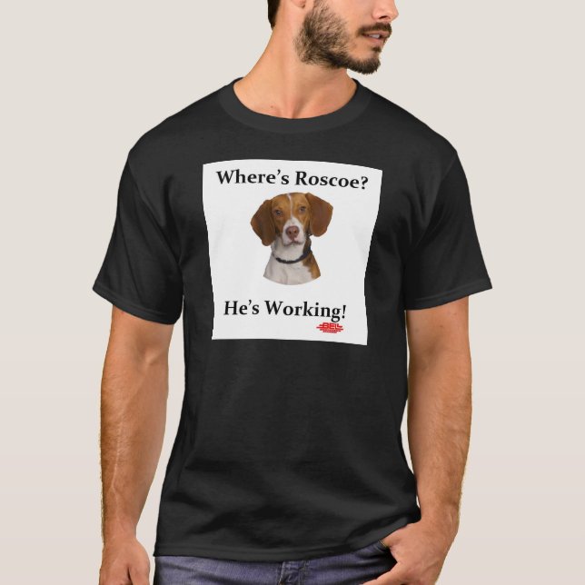 Where's Roscoe? T-Shirt (Front)