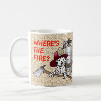 Wheres the Fire Firefighter mug