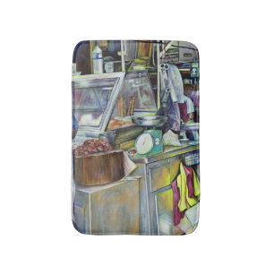 Where's The Fish Head Curry? Singapore Bath Mat