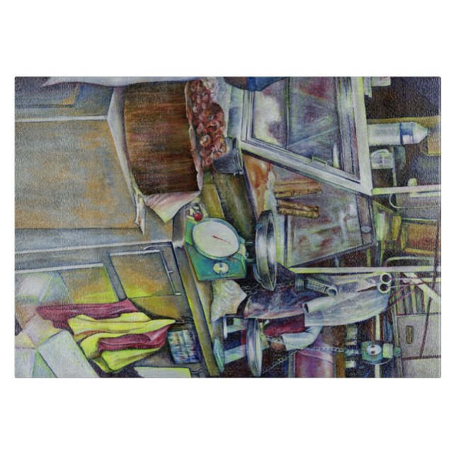 Where's the Fish Head Curry? Singapore Cutting Board (Front)